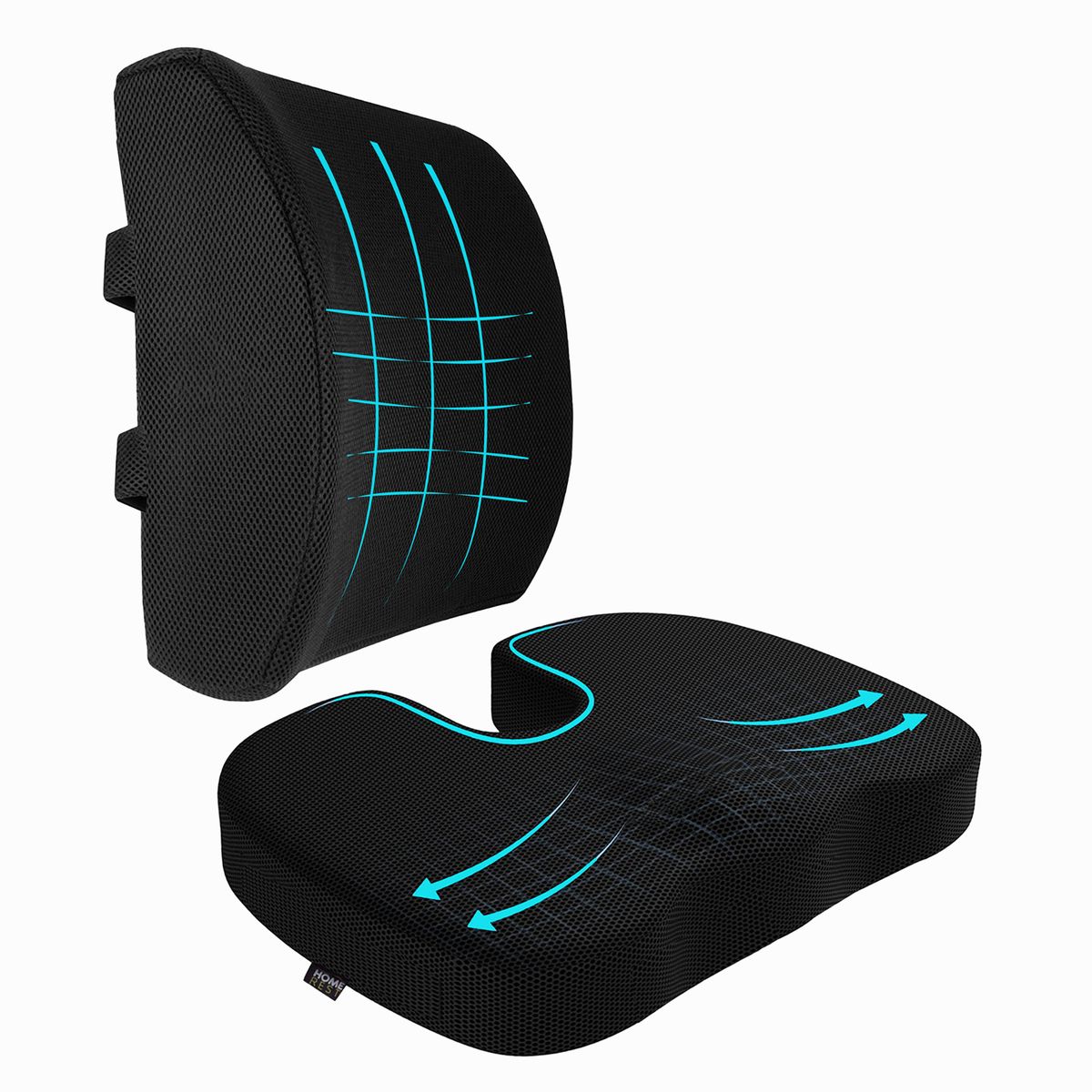 GENERICO - Cojin Lumbar y Cojin Ortopedico Coxis Home office