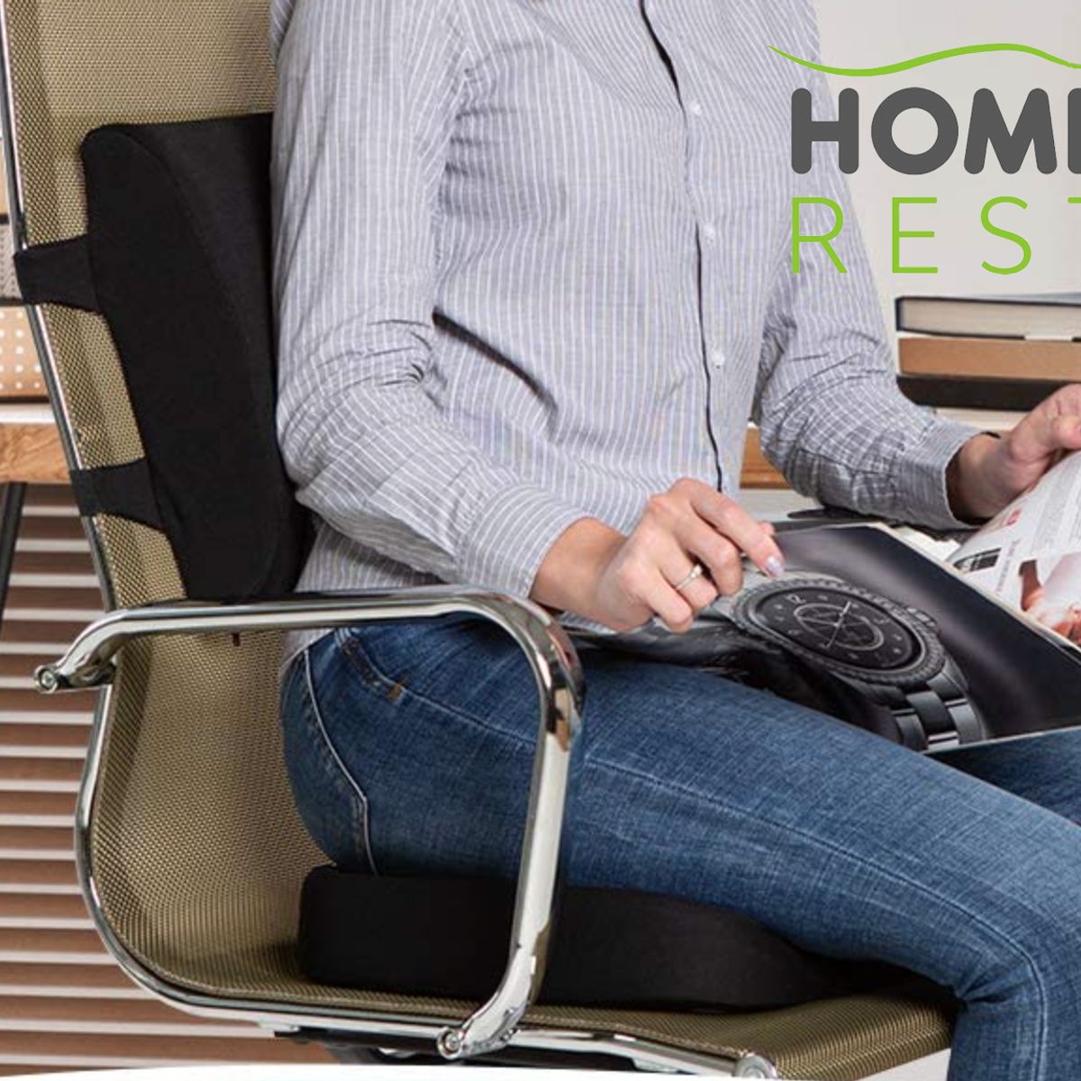 GENERICO - Cojin Lumbar y Cojin Ortopedico Coxis Home office