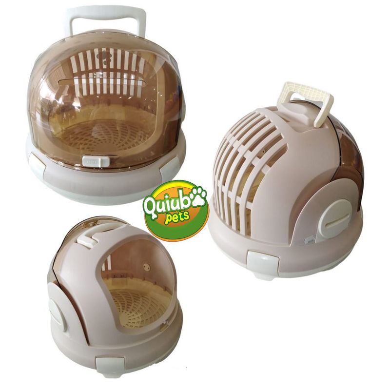GENERICO - Guacal capsula 3 en 1 Transportador  Arenera Casa Mascotas