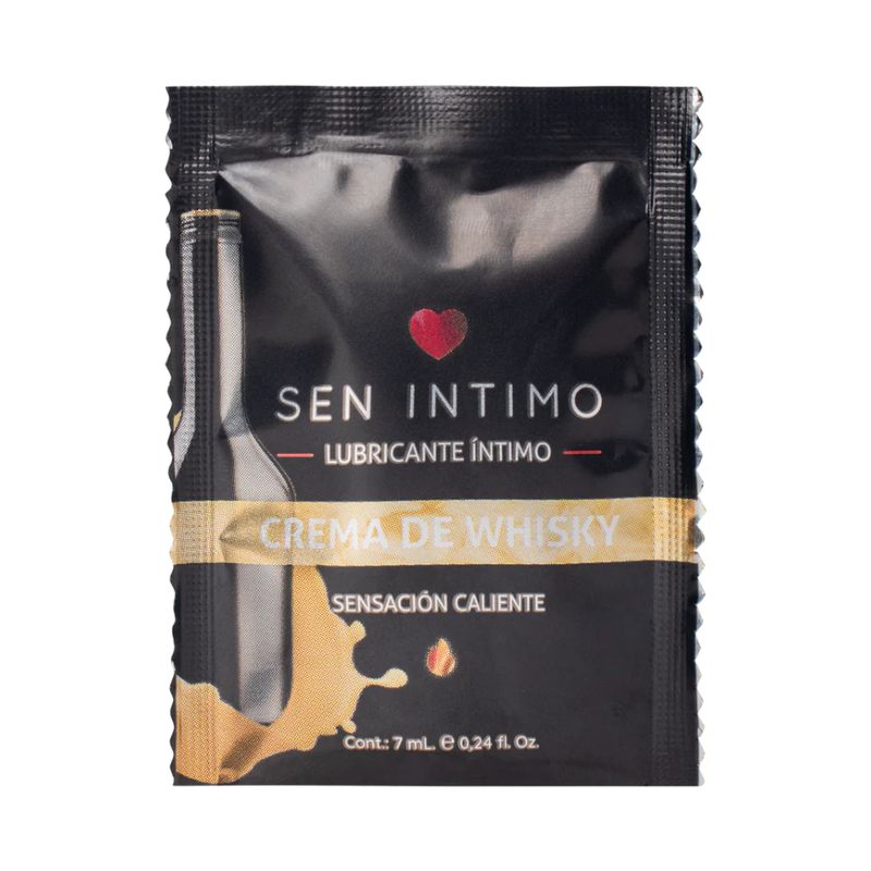 GENERICO - Lubricante Caliente Crema de Whisky 7 Ml Sen Intimo