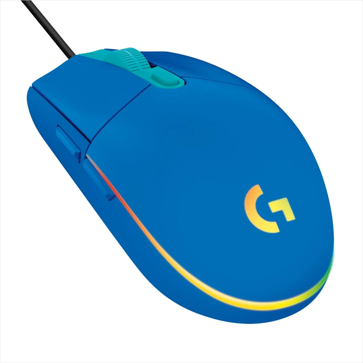 LOGITECH - Mouse Gamer Logitech G203 Lightsync, 6 Botones, 200 a 8000dpi Azul