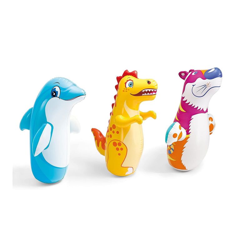 GENERICO - Muñeco Inflable boxeador Para Niños Animales de boxeo