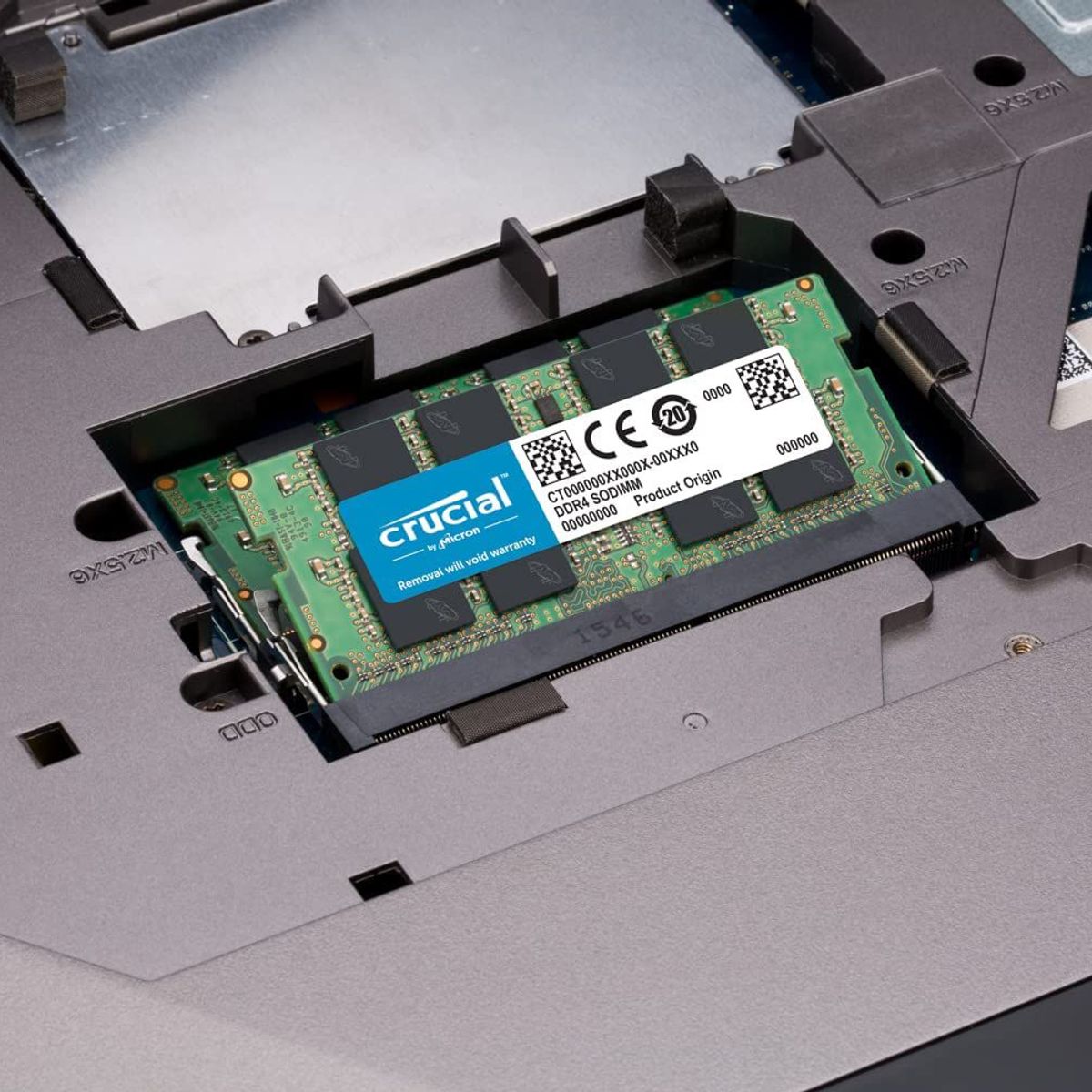 CRUCIAL - Memoria Ram Color Verde 8gb 1 Crucial Ct8g4sfra32a