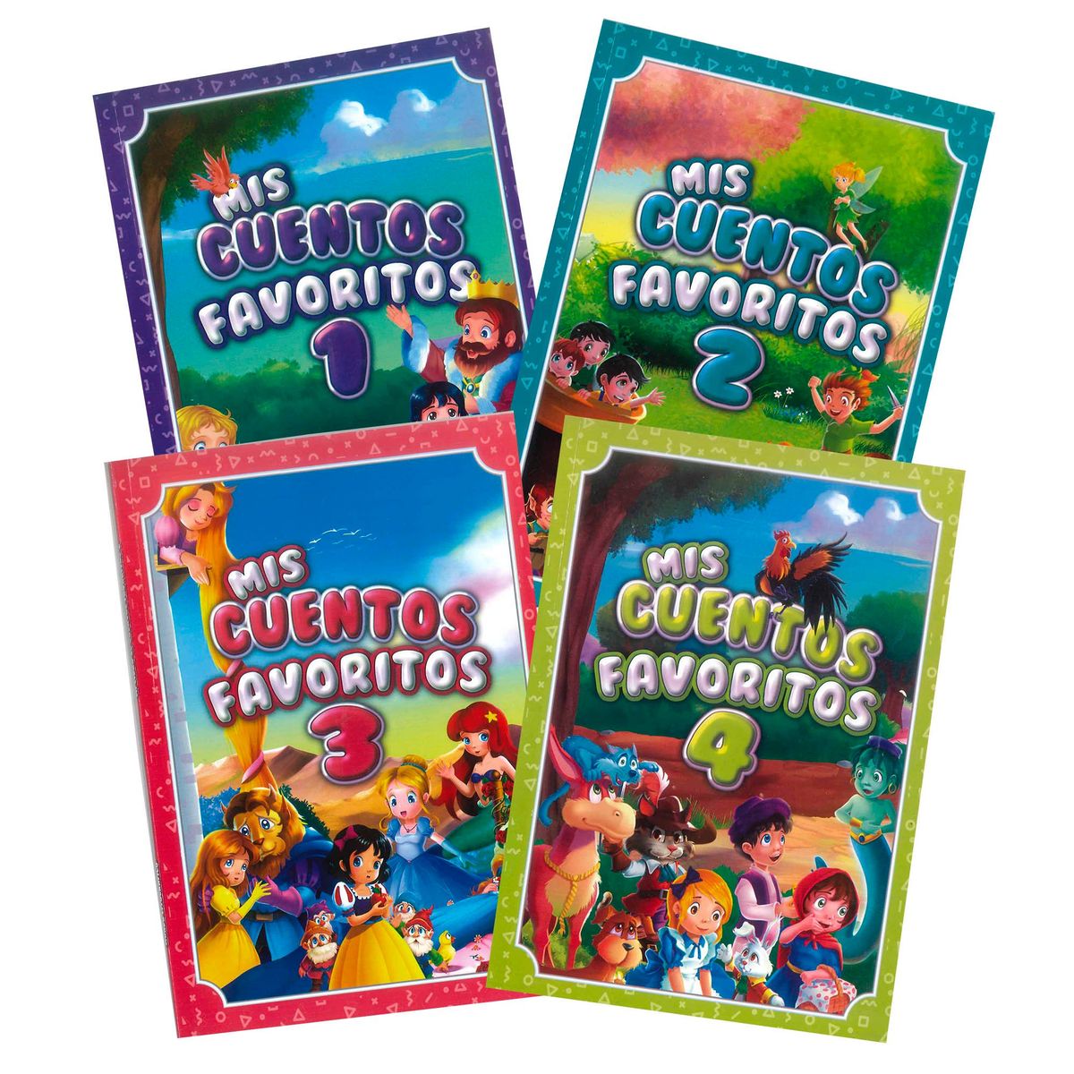 BOOKS - Combo Libros Mis Cuentos Favoritos Para Niños X 4 Tomos