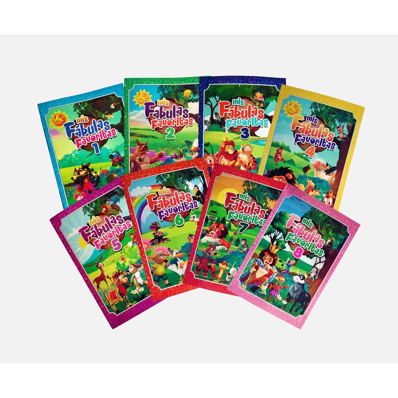 BOOKS - Combo Libros Mis Fabulas Favoritas Para Niños X 8 Tomos