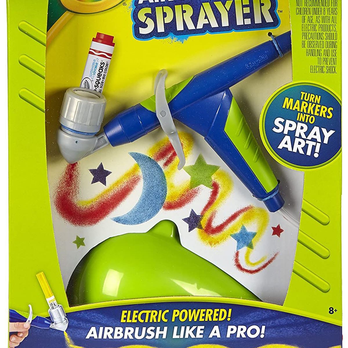GENERICO - Aerógrafo Electrónico Crayola Marker Air Marker Sprayer.