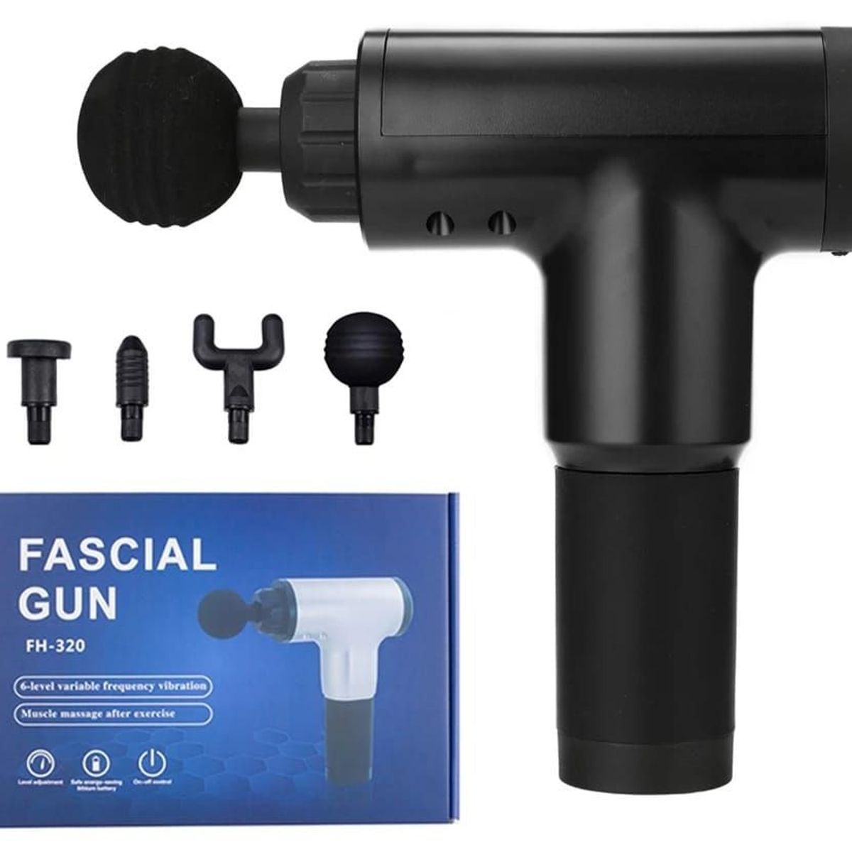 GENERICO - Masajeador Muscular Pistola Masaje Terapéutico Inalámbrico