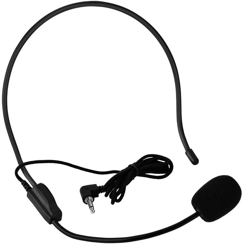 GENERICO - Micrófono Diadema Alámbrico Para Amplificador De Voz Portatil  Clases