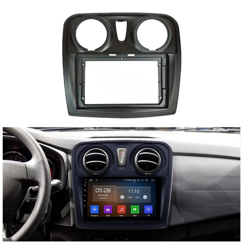 GENERICO - Consola Para Radio Renault Sandero 14-17  Pacha y Cambus.