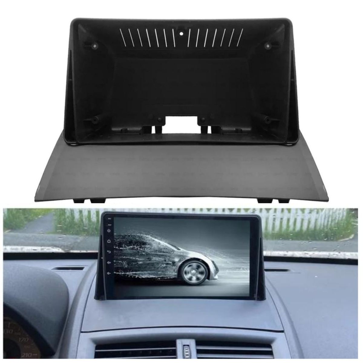 GENERICO - Consola Para Radio Renault Megane II 03-09  Pacha y Cambus.