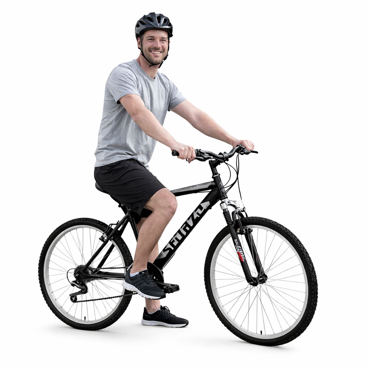 SFORZO - Bicicleta Hombre Rin 26 En Aluminio 18 Cambios Suspensión