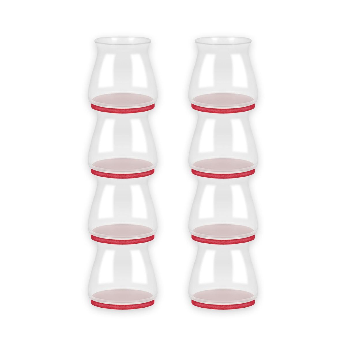 ENERGY PLUS - Set x8 Protectores en silicona para patas de sillas o muebles