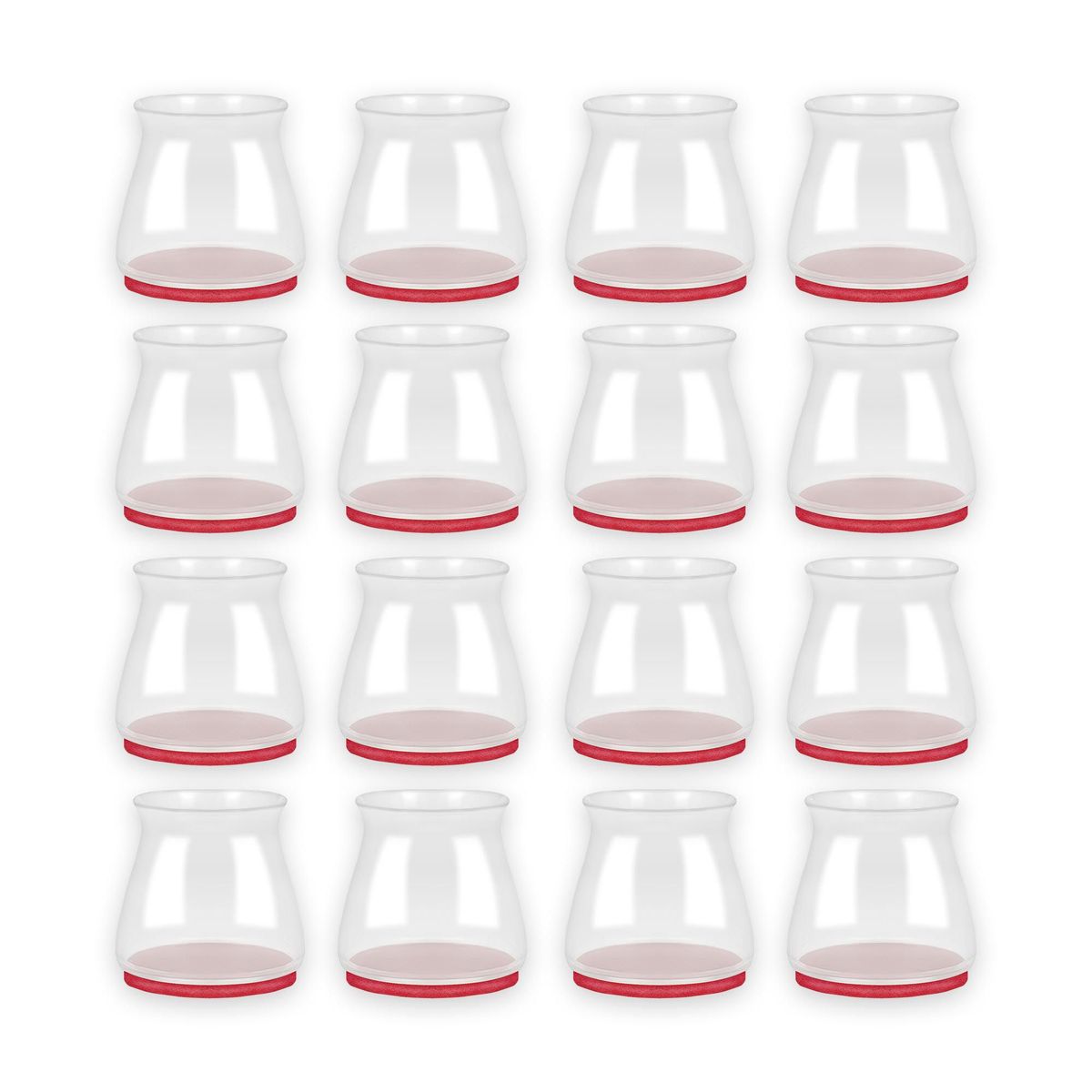 ENERGY PLUS - Set x16 Protectores en silicona para patas de sillas o muebles