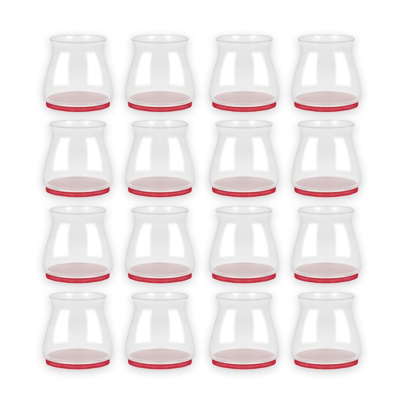 ENERGY PLUS - Set x16 Protectores en silicona para patas de sillas o muebles