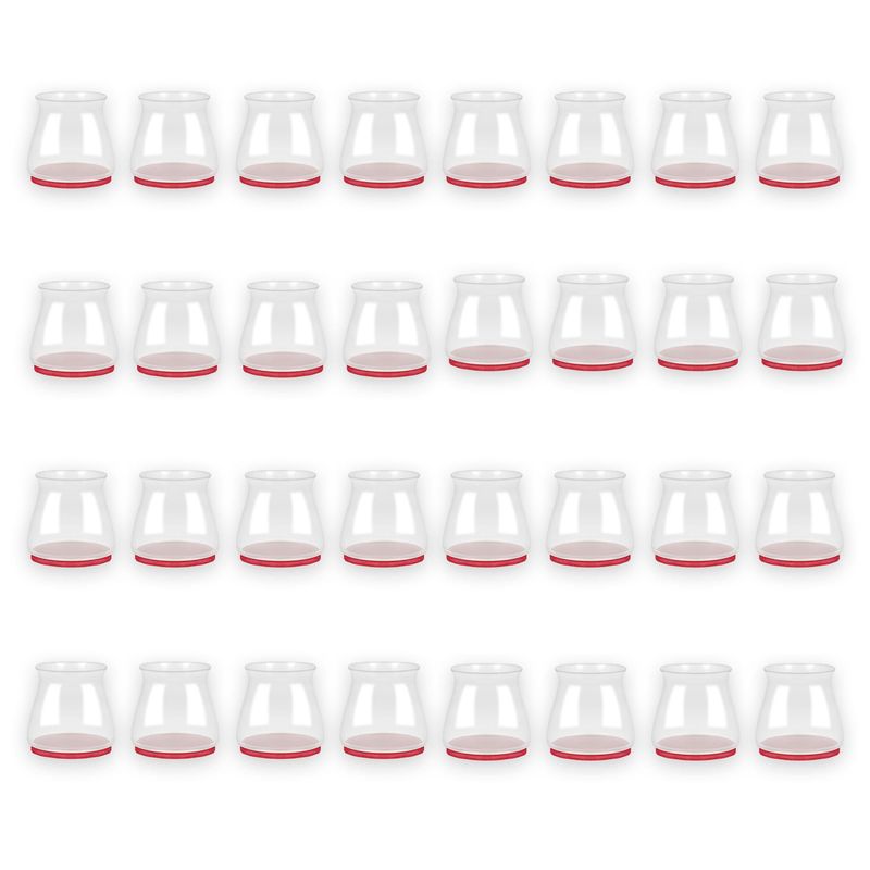ENERGY PLUS - Set x32 Protectores en silicona para patas de sillas o muebles