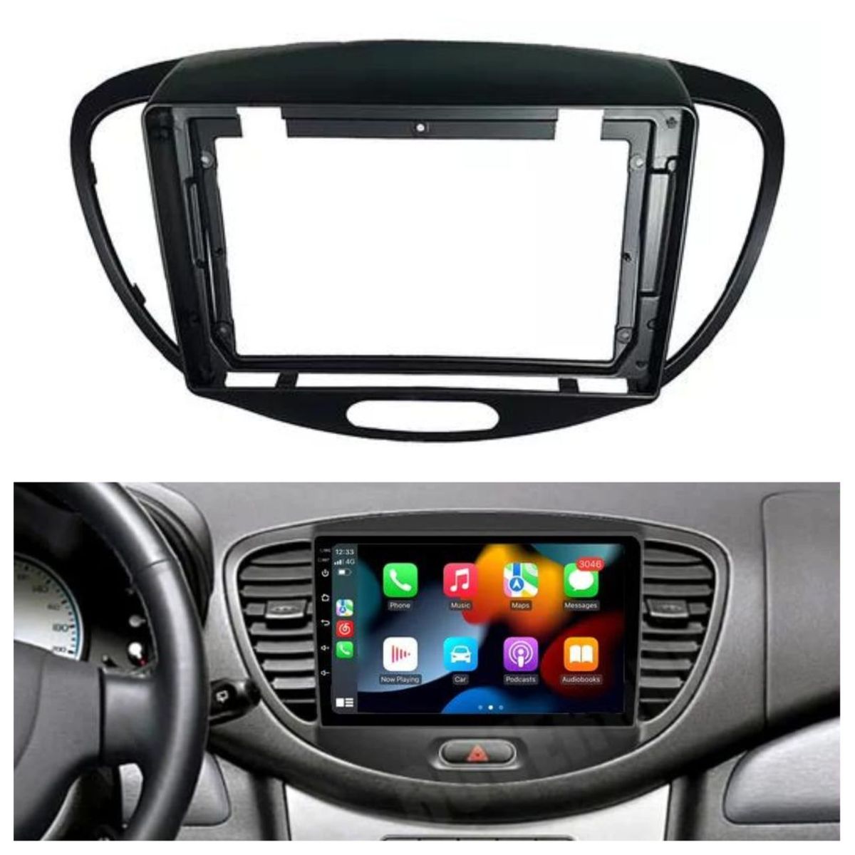 GENERICO - Consola Para Radio Hyundai i10 2010 + Pacha.