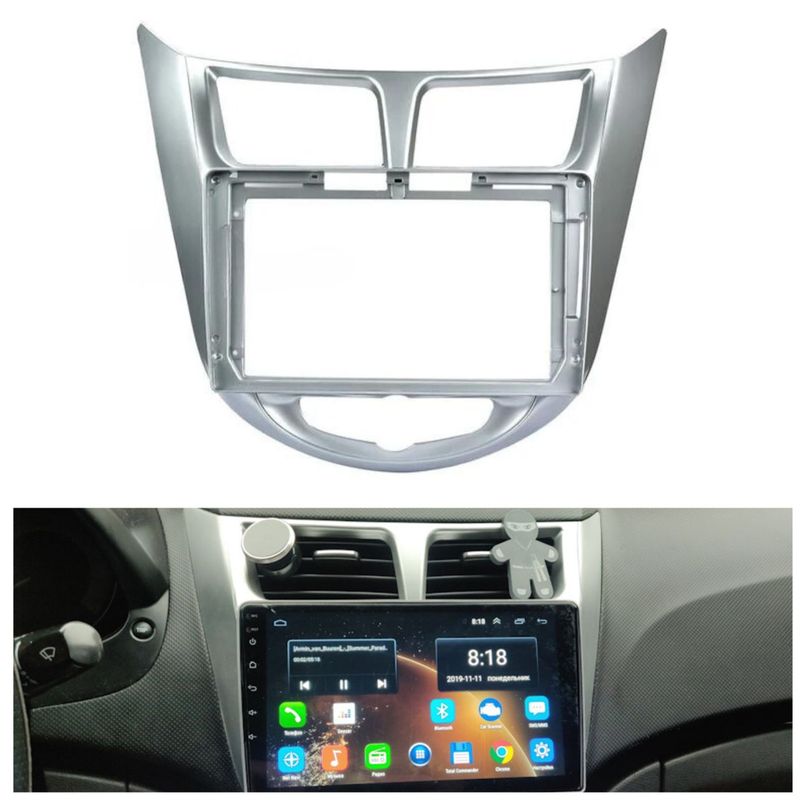 GENERICO - Consola Para Radio Hyundai Accent 11-16  Pacha.