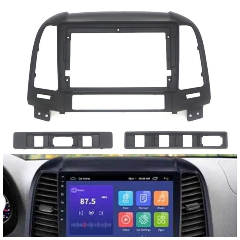 GENERICO - Consola Para Radio Hyundai Ix45 Santa Fe 06-12  Pacha.