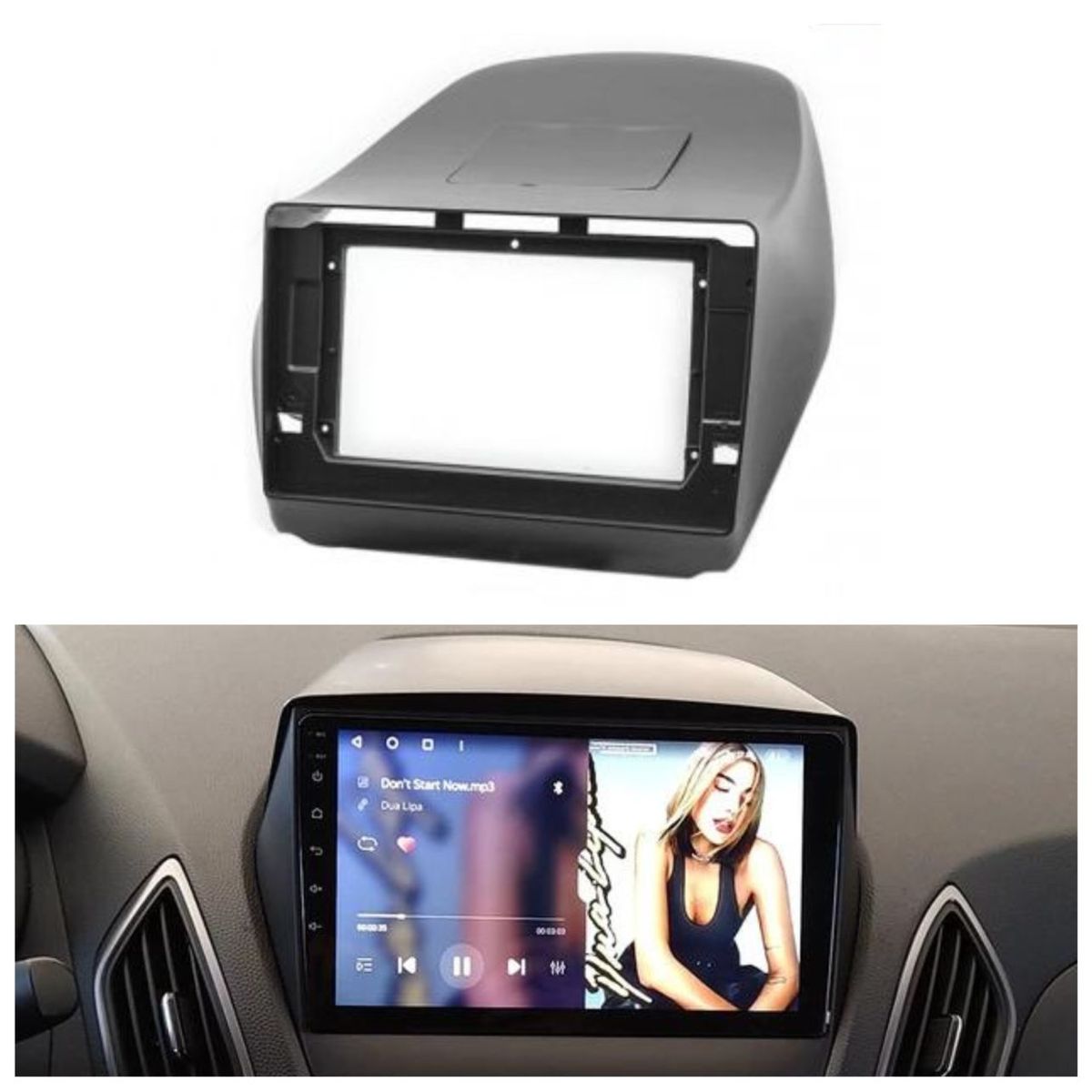 GENERICO - Consola Para Radio Hyundai Ix35 tucson 2010 + Pacha.