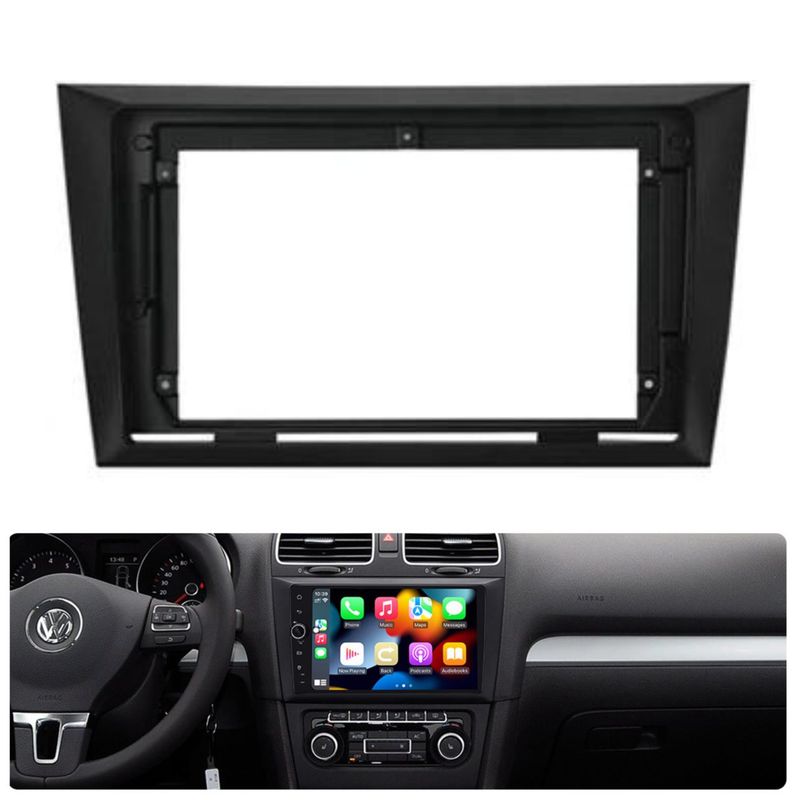 GENERICO - Consola Para Radio Volkswagen Golf  08-12 + Pacha.