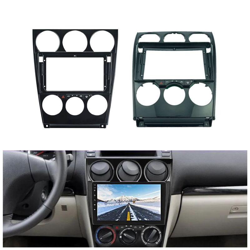 GENERICO - Consola Para Radio Mazda 6 New 04-15 + Pacha y Cambus.