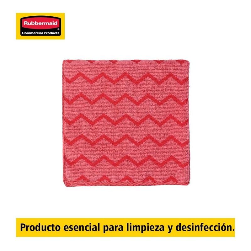 RUBBERMAID COMMERCIAL - Paño De Microfibra Para Limpieza 40x40 Cm Rubbermaid