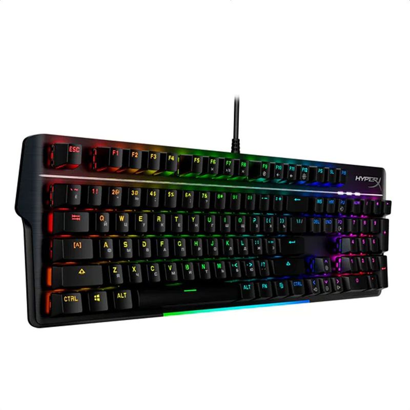 HYPERX - Teclado Gamer Mecánico Hyperx Alloy Mkw100 Rgb Red  Inglés