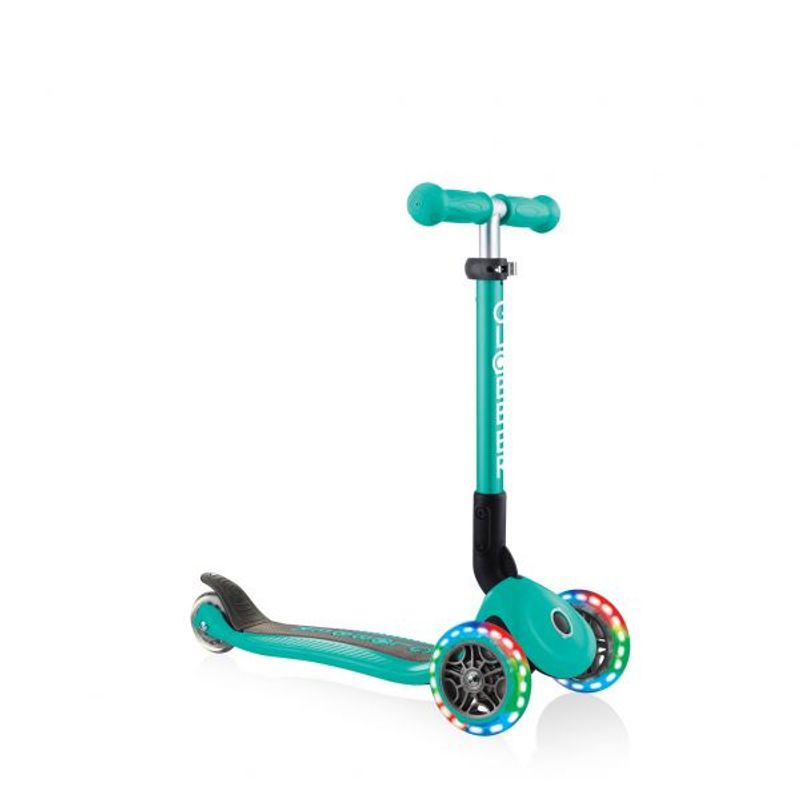GLOBBER - PATINETA JUNIOR LUCED LED VERDE ESMERALDA