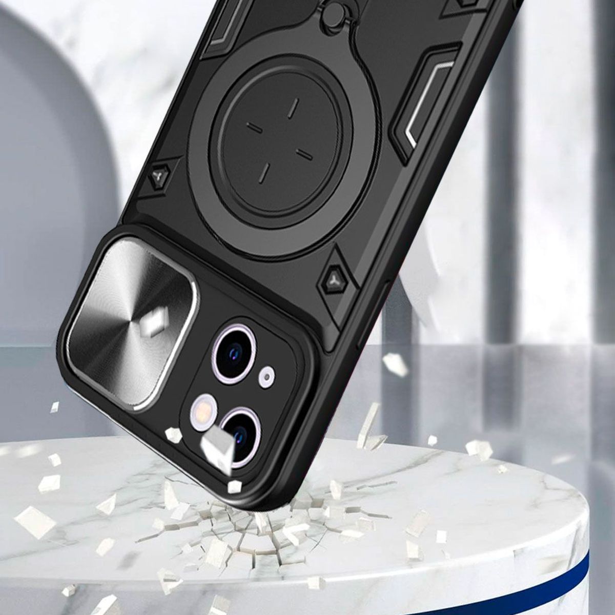 GENERICO - Estuche Proteccion Camara Soporte Compatible con Samsung A34 morado