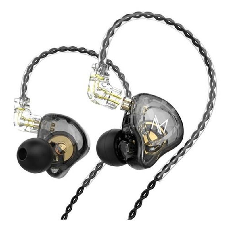 GENERICO - Audífonos Trn Mt1 Monitores In Ear negros SIN MICROFONO kz Edx-edx Pro