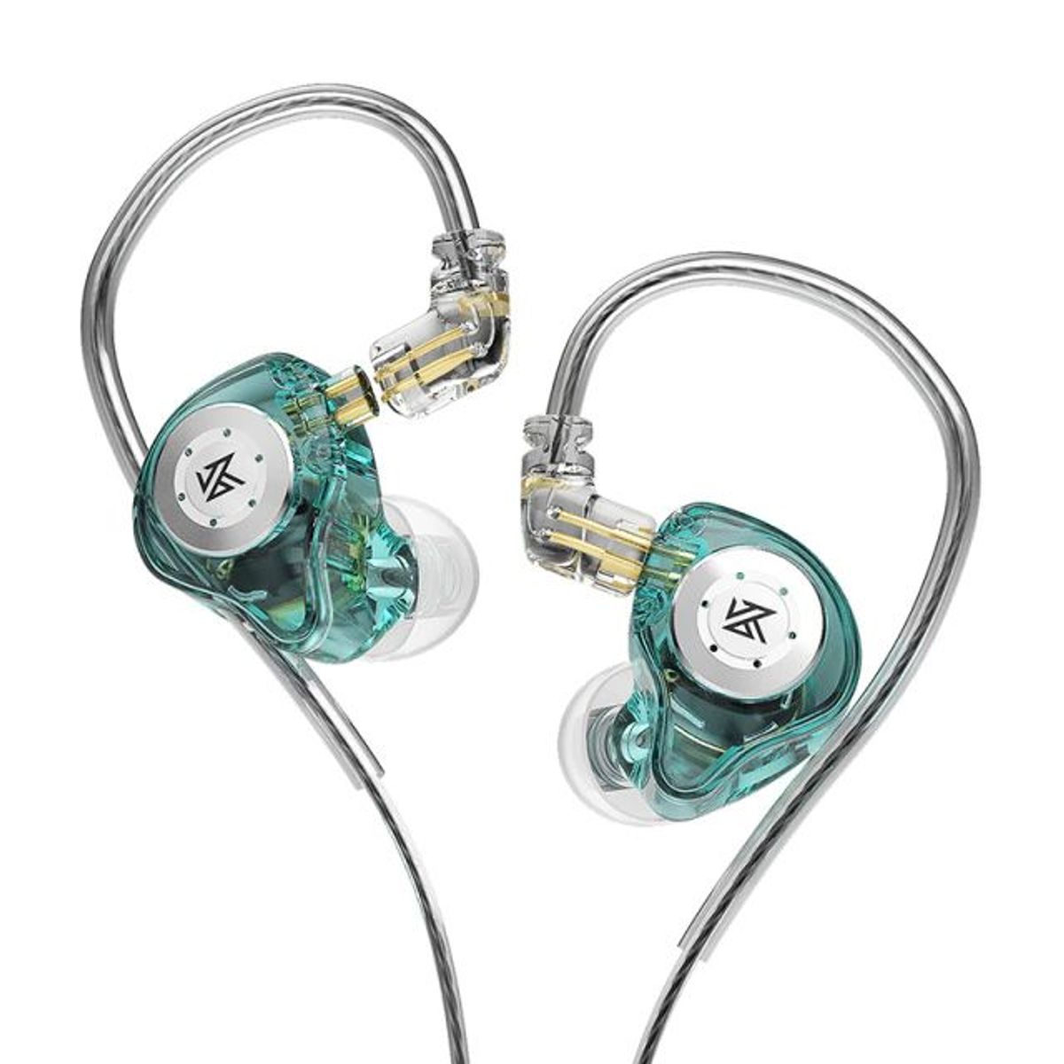 KZ - Audífonos Kz Edx Pro Monitores In Ear Hifi Edx CYAN SIN MICROFONO