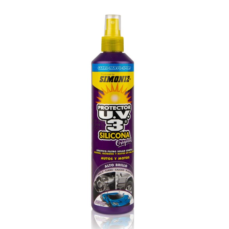 SIMONIZ - Silicona Protector UV3 SIMONIZ Carro Nuevo Sport 300ml