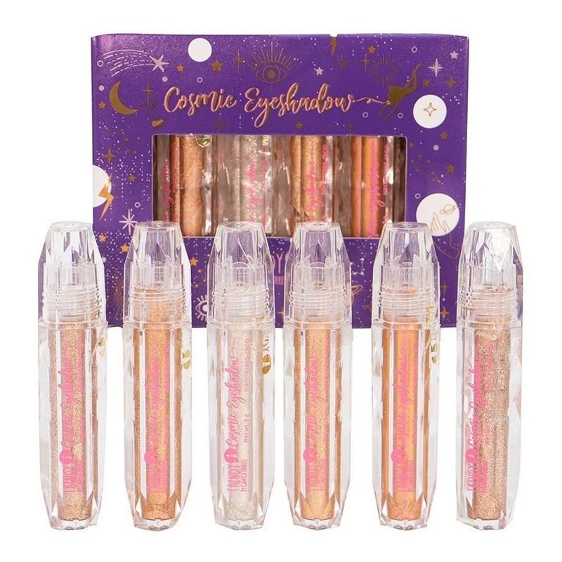 TRENDY - Sombras glitter Cosmic liquida x 6 trendy