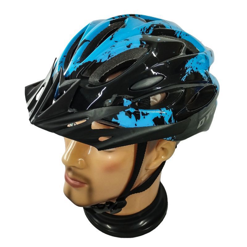  - Casco para ciclismo con visera y luz integrada