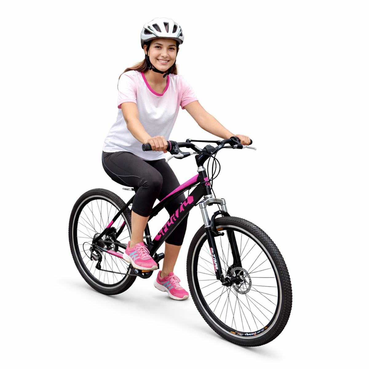 SFORZO - Bicicleta Dama Rin 26 18 Cambios Disco Suspensión