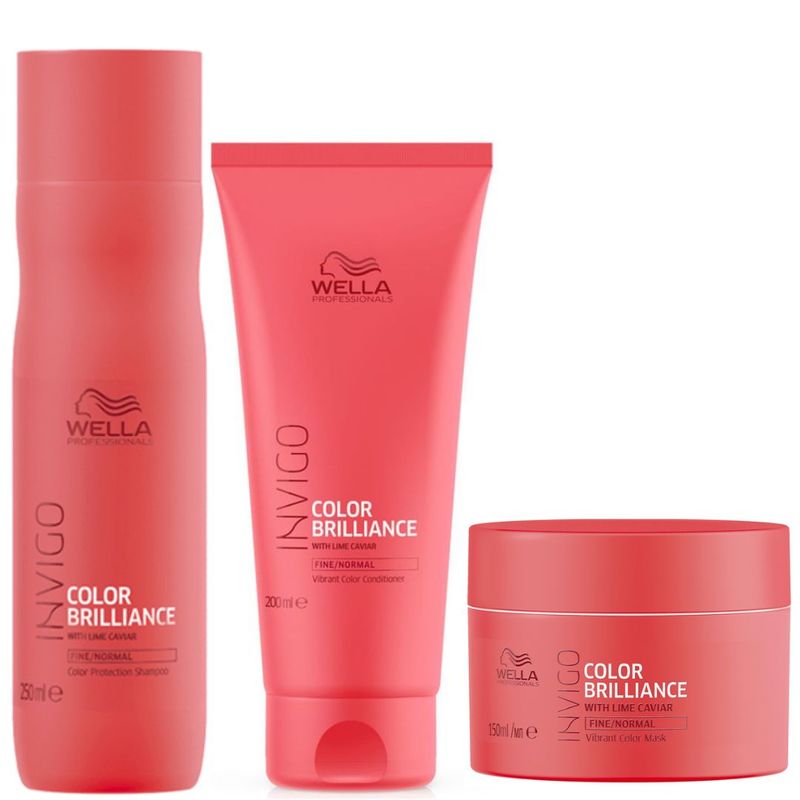 WELLA - Kit Wella Brillance ShampooMascarillAcondicionador