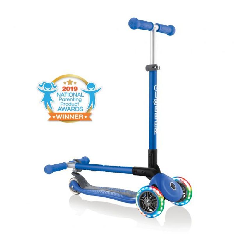 GLOBBER - PATINETA PRIMO AZUL - LLANTAS LUCES LED