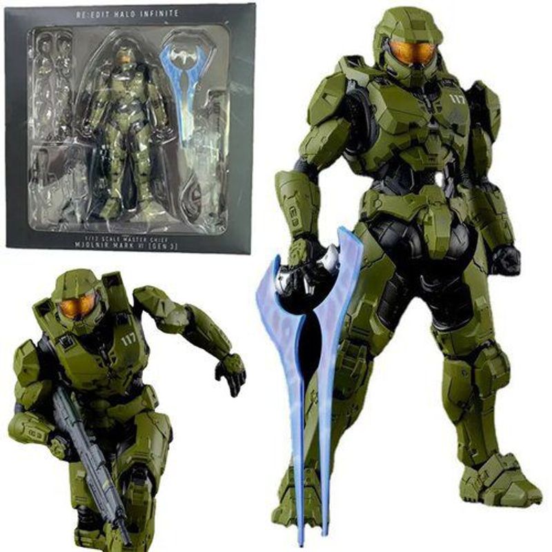 GENERICO - Halo Master Chief Figura Articulada De Coleccion