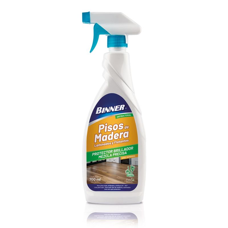 BINNER - Protector Brillador Mezcla BINNER Pisos Madera Bambú 700ml