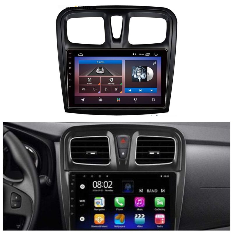 GENERICO - RADIO PARA RENAULT SANDERO 15-18 ANDROID 13 CARPLAY.