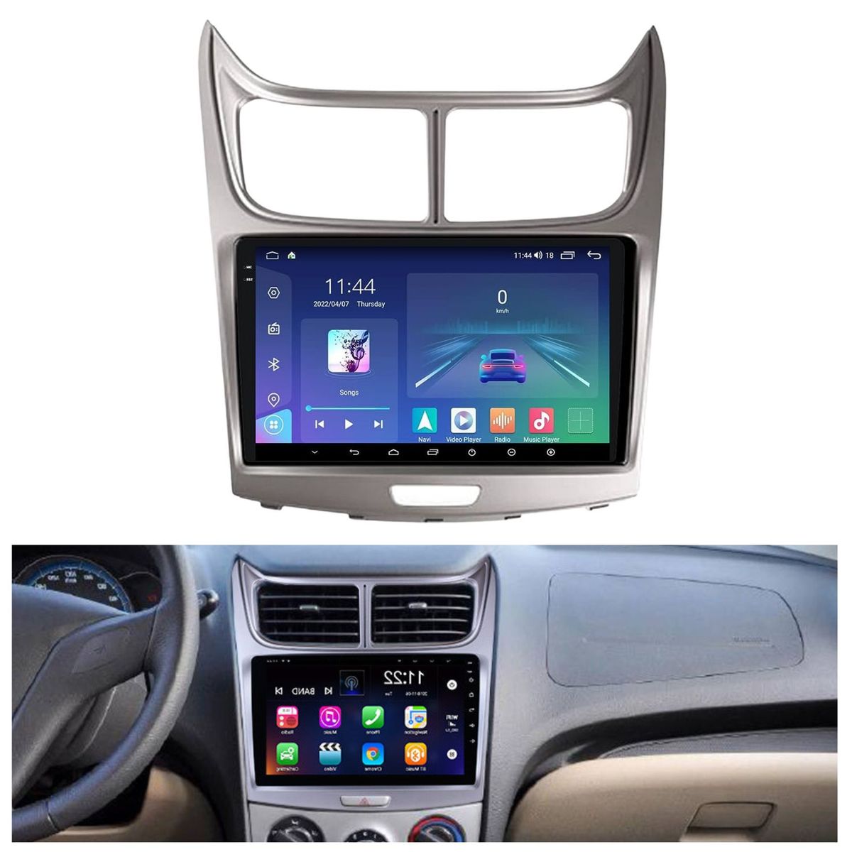 GENERICO - RADIO PARA CHEVROLET SAIL 09-13 ANDROID 13 CARPLAY.