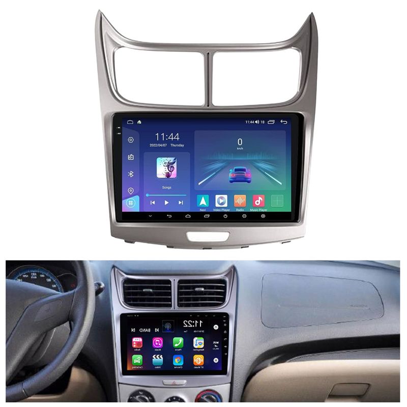 GENERICO - RADIO PARA CHEVROLET SAIL 09-13 ANDROID 13 CARPLAY.
