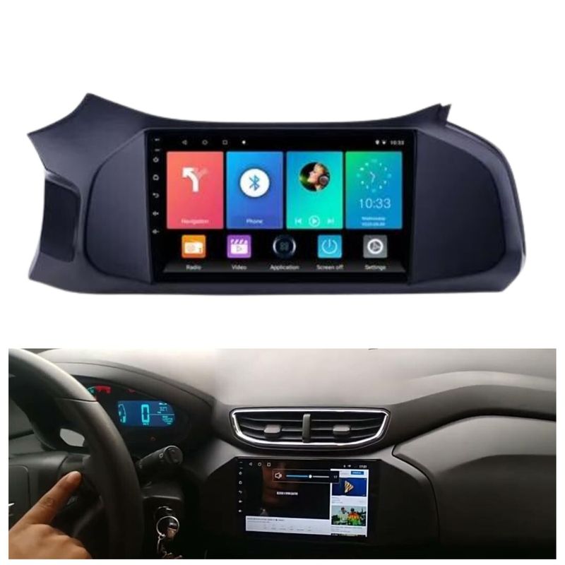 GENERICO - RADIO PARA CHEVROLET ONIX 11-13 ANDROID 13 CARPLAY.