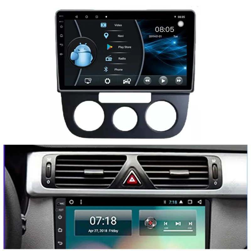 GENERICO - RADIO PARA VOLKSWAGEN BORA 08-12 ANDROID 13 CARPLAY.