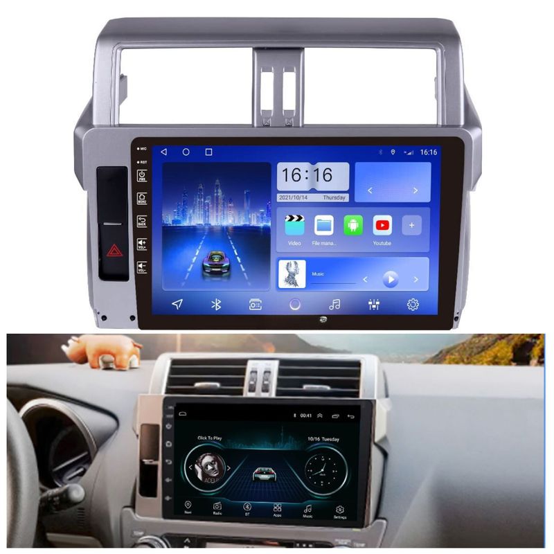 GENERICO - RADIO PARA TOYOTA PRADO 2014 ANDROID 13 CARPLAY.