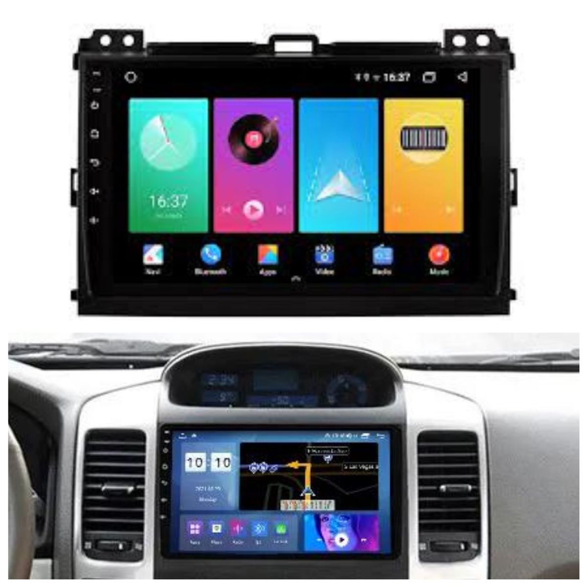 GENERICO - RADIO PARA TOYOTA PRADO 04-08 ANDROID 13 CARPLAY.