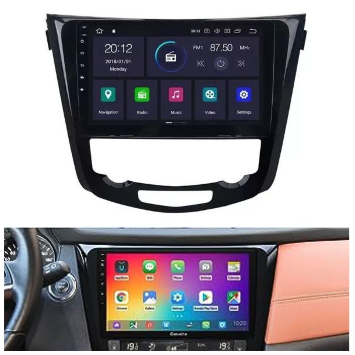 GENERICO - RADIO PARA NISSAN X-TRAIL 2014 ANDROID 13 CARPLAY.