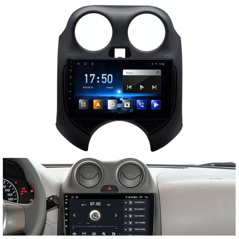 GENERICO - RADIO PARA NISSAN MARCH 2010 ANDROID 13 CARPLAY.