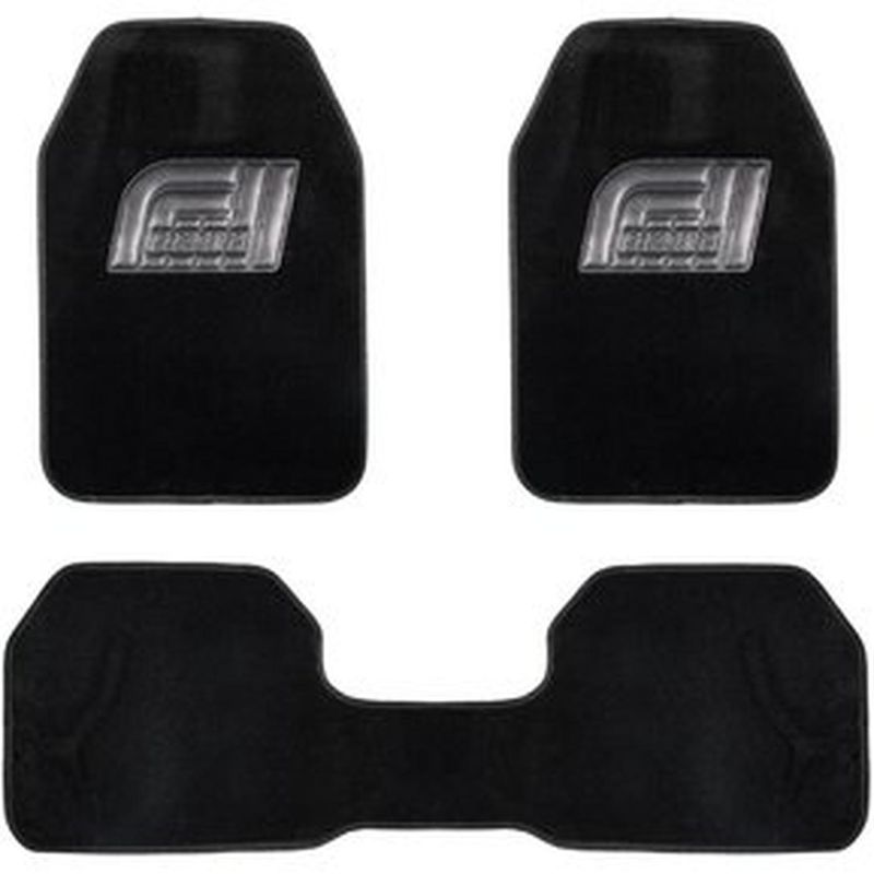 SIMONIZ - Tapete Alfombra Comfort SIMONIZ Full Equipo 3 Pz Negro