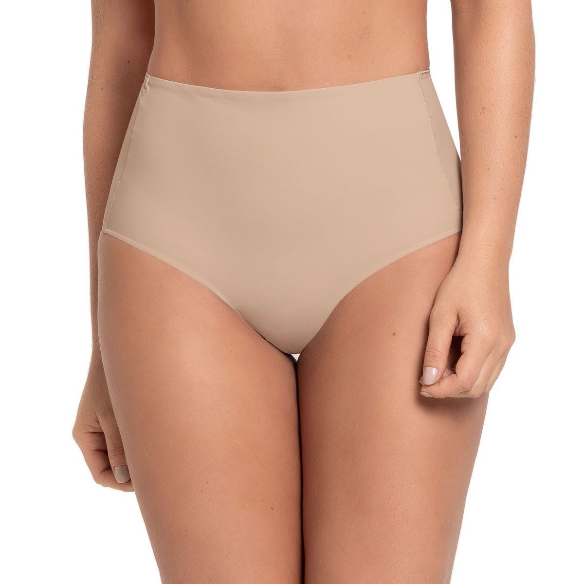 LEONISA - Panty clásico efecto invisible de control fuerte en abdomen